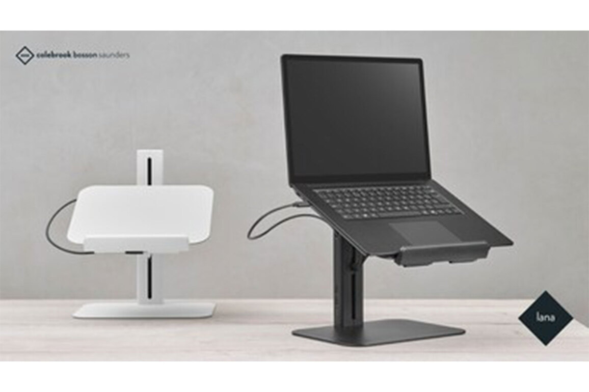 Colebrook Bosson Saunders Officially Launches Lana, A Circular Ergonomic Laptop Stand for the Hybrid Generation