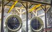 Underground ventilation fans at Newmont 's Subika mine in Ghana