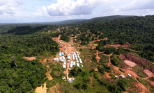 Projeto de ouro Oko West, na Guiana