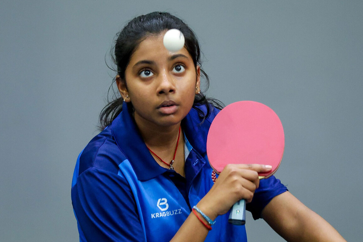Key wins and close contests mark Day 2 of Dream Sports Championship U-15 Table Tennis