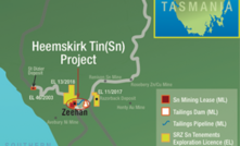  Location of the Heemskirk tin project