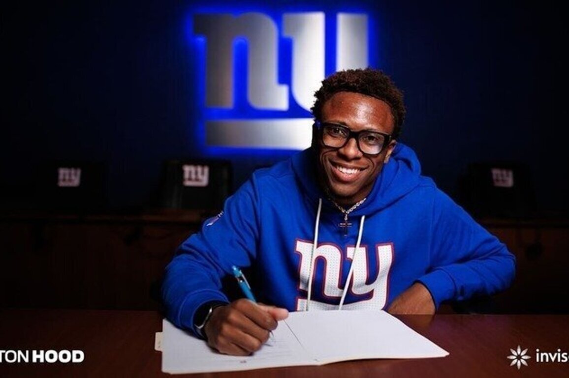 Giants sign CB Colton Hood to rookie contract