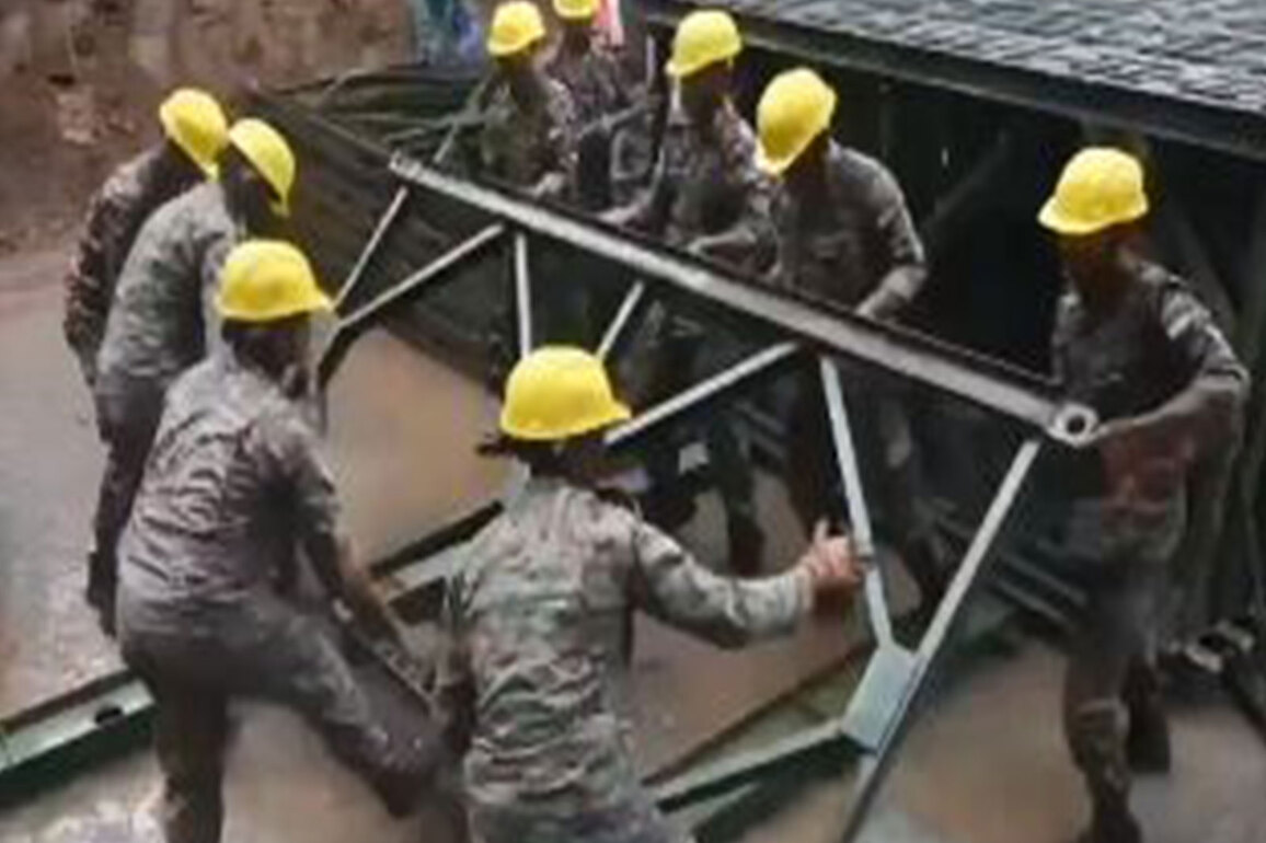 Indian Army successfully builds third 120-feet-long Bailey bridge in Sri Lanka