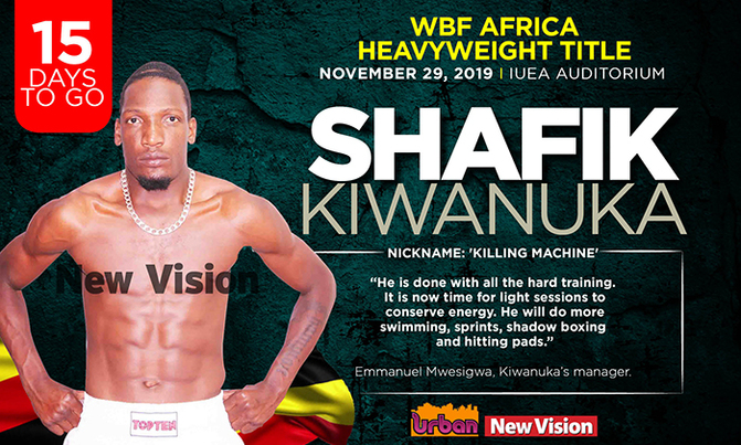 Shafik Kiwanuka's training drills get lighter Shafik Kiwanuka's training drills get lighter