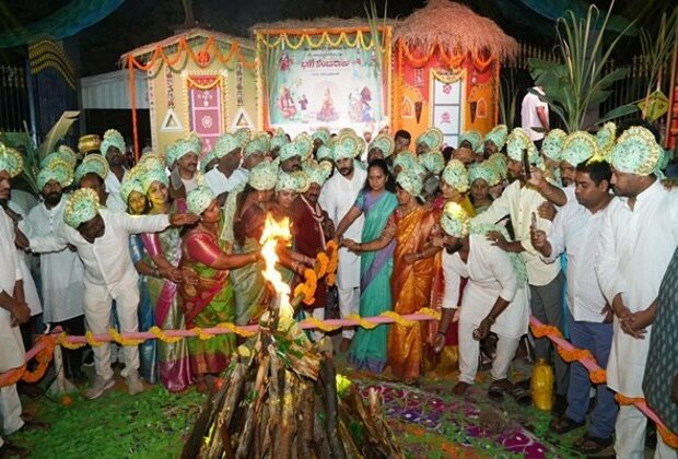 Several leaders participates in Bhogi festival celebrations in Telangana, Andhra Pradesh