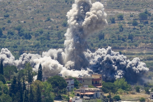 LEBANON-SARBA-ISRAELI AIRSTRIKE