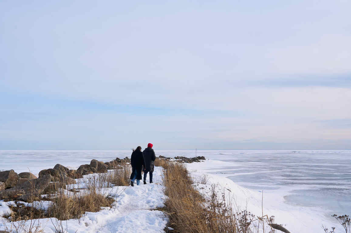 RUSSIA-ST. PETERSBURG-LAKE LADOGA-SCENERY