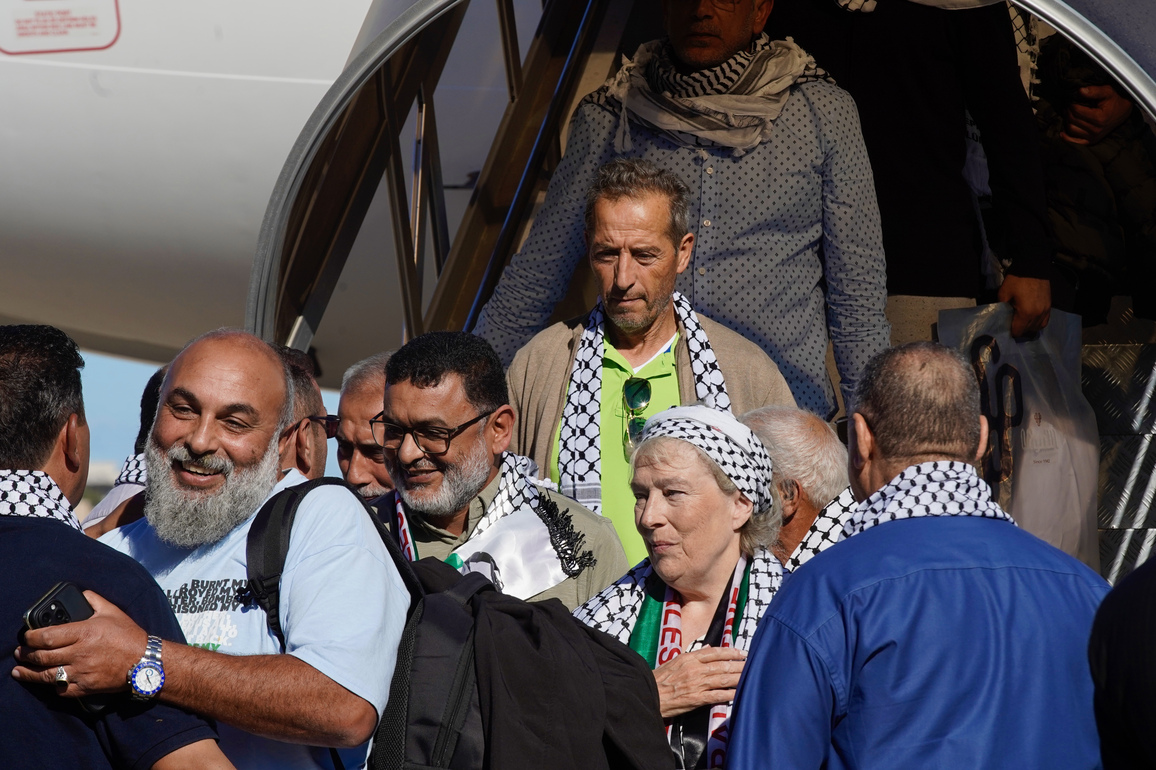LIBYA-TRIPOLI-FLOTILLA-RETURN HOME