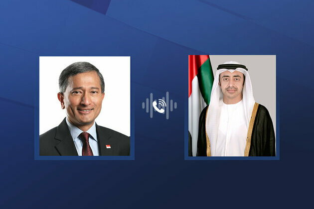 Abdullah bin Zayed, Singaporean FM discuss regional developments