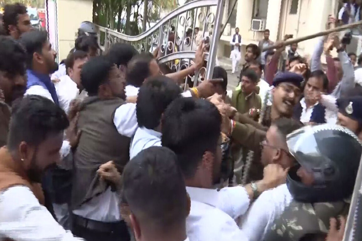 Madhya Pradesh: Police books seven BJP workers over violent clash at Congress office; investigation underway