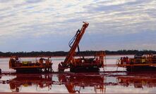 Drilling at Lake Roe