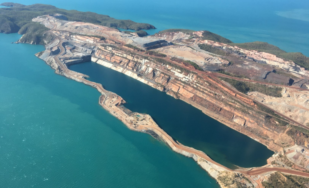 Dewatering underway at Koolan Island mine