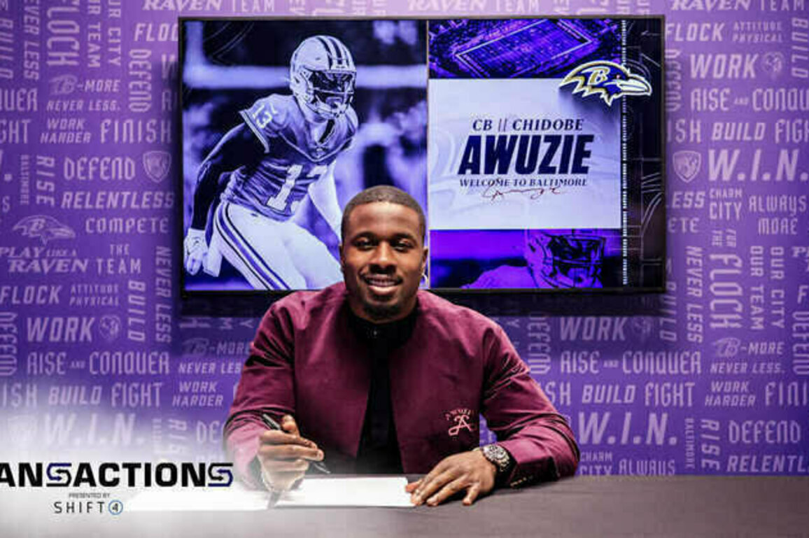 Ravens Sign Cornerback Chidobe Awuzie