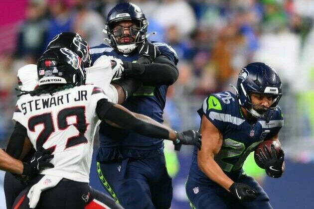 Zach Charbonnet, Seahawks run over Texans, keep pace in NFC West
