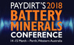Paydirt's 2018 Battery Minerals Conference