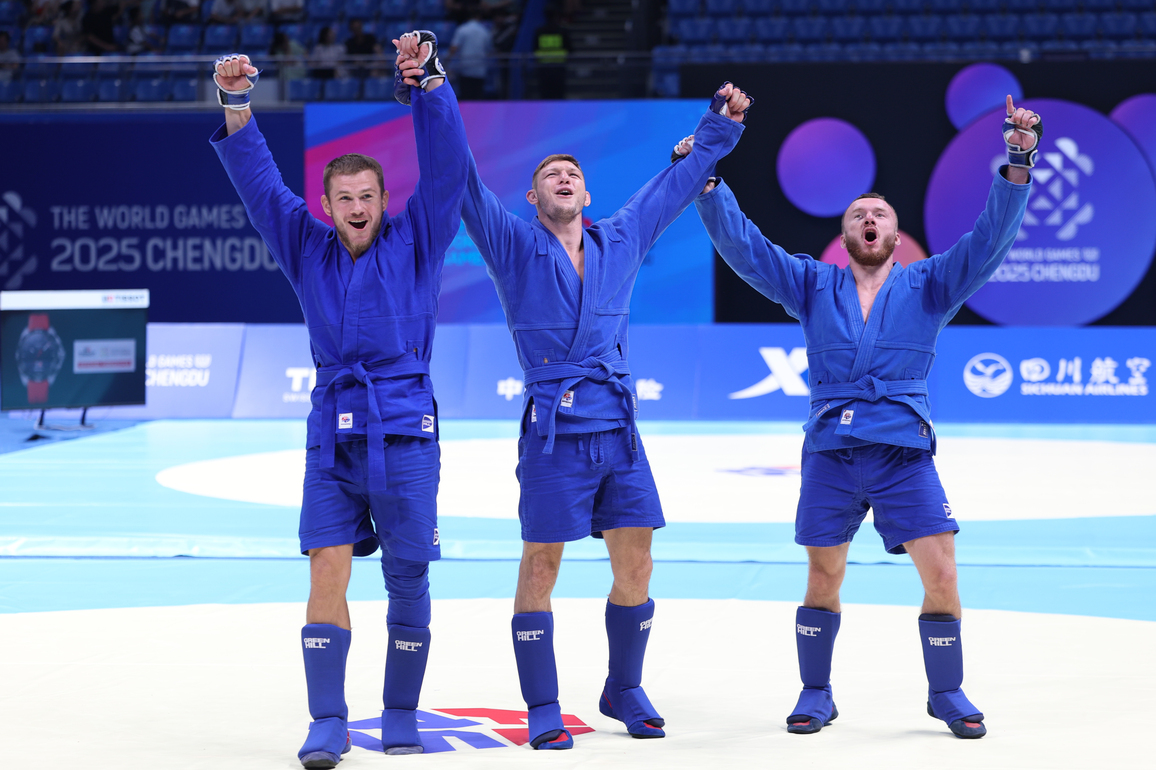 (SP)CHINA-CHENGDU-THE WORLD GAMES 2025-SAMBO-MEN'S TEAM (CN)