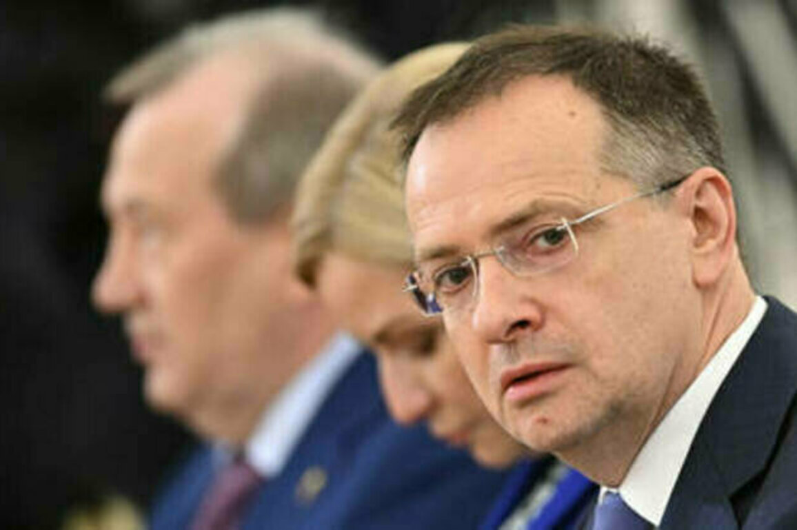 Ukraine 'didn't exist in 12th century', Russia's Medinsky tells NATO boss