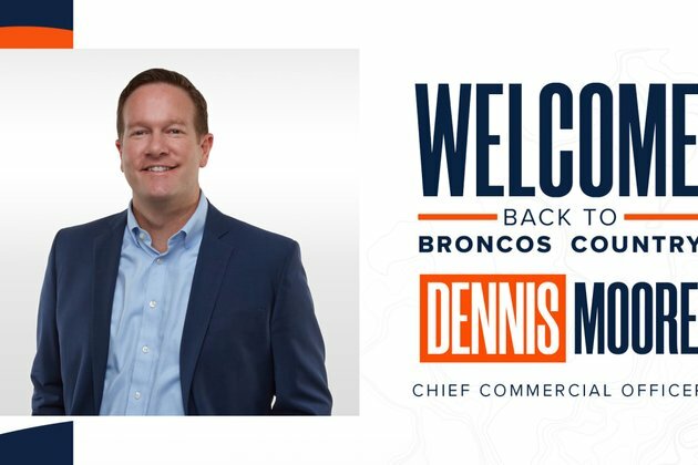 Broncos name Dennis Moore as Chief Commercial Officer