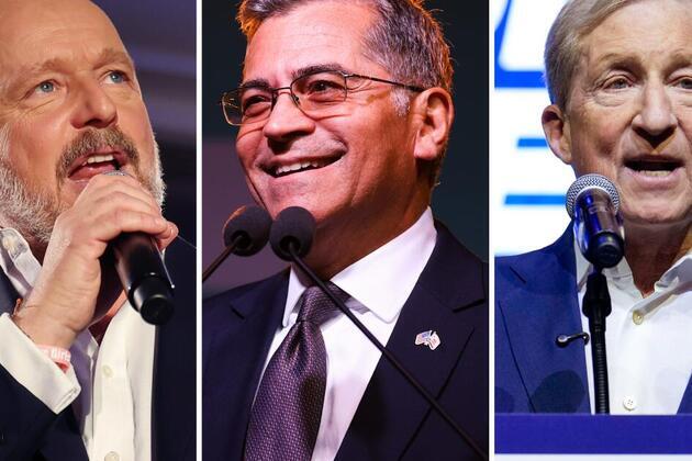 Hilton and Becerra lead California governor's race; Steyer faces elimination