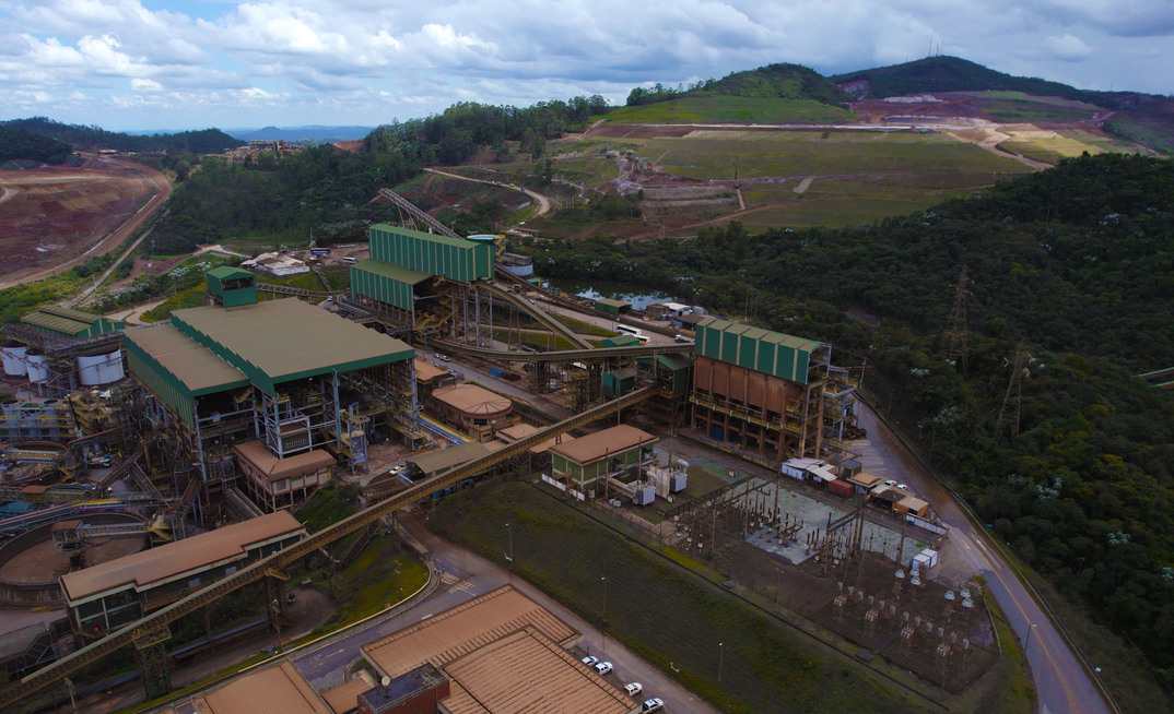 Complexo Germano da Samarco minério de ferro pelotas