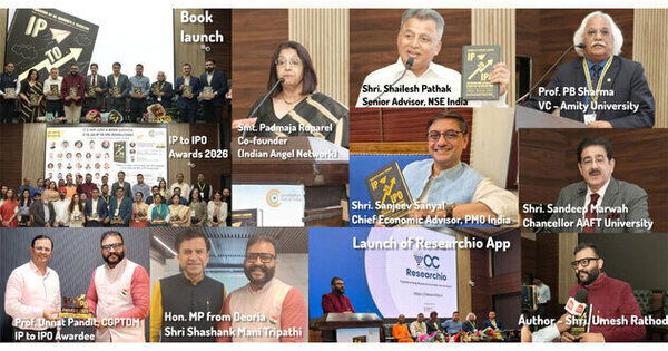 IP to IPO Book launch & Awards 2026 celebrates India Journey from Intellectual Property to Enterprise for Viksit Bharat 2047