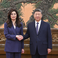 CHINA-BEIJING-XI JINPING-KMT-CHENG LI-WUN-MEETING (CN)