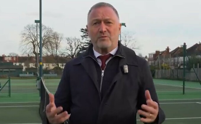 Defra Secretary Steve Reed said: "They (Croydon Council) cut absolutely everything but the grass. They are even trying to sell community assets like this tennis club in Norbury."