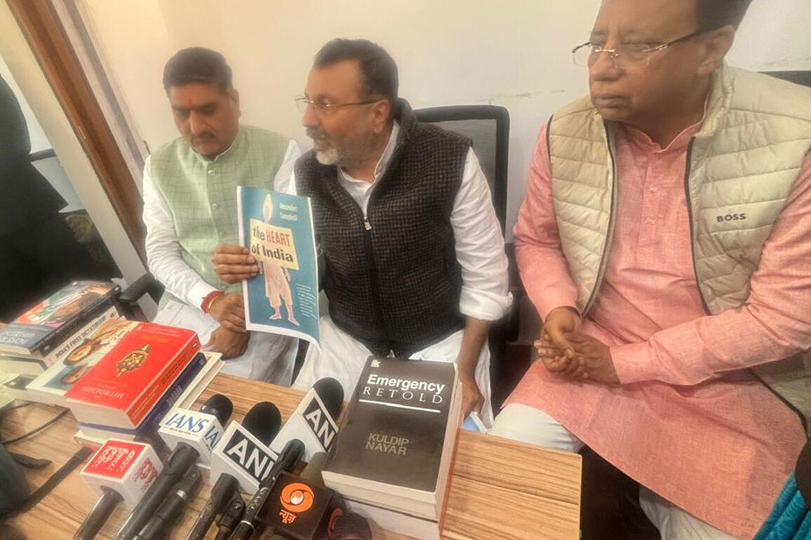 "Allow discussion on books which are published to know story before 2014": BJP's Nishikant Dubey urges Speaker