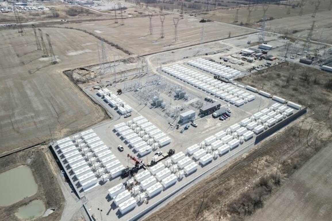 Oneida Battery Project, Canada's Biggest, Goes Online Ahead of Schedule, Under Budget