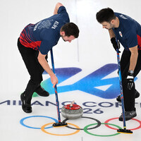 (MICO2026)ITALY-CORTINA D'AMPEZZO-OLYMPIC WINTER GAMES-CURLING-MEN-ROUND ROBIN-CZE-USA