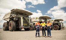  Representatives from BHP, Liebherr and National Group were present for the momentous handover