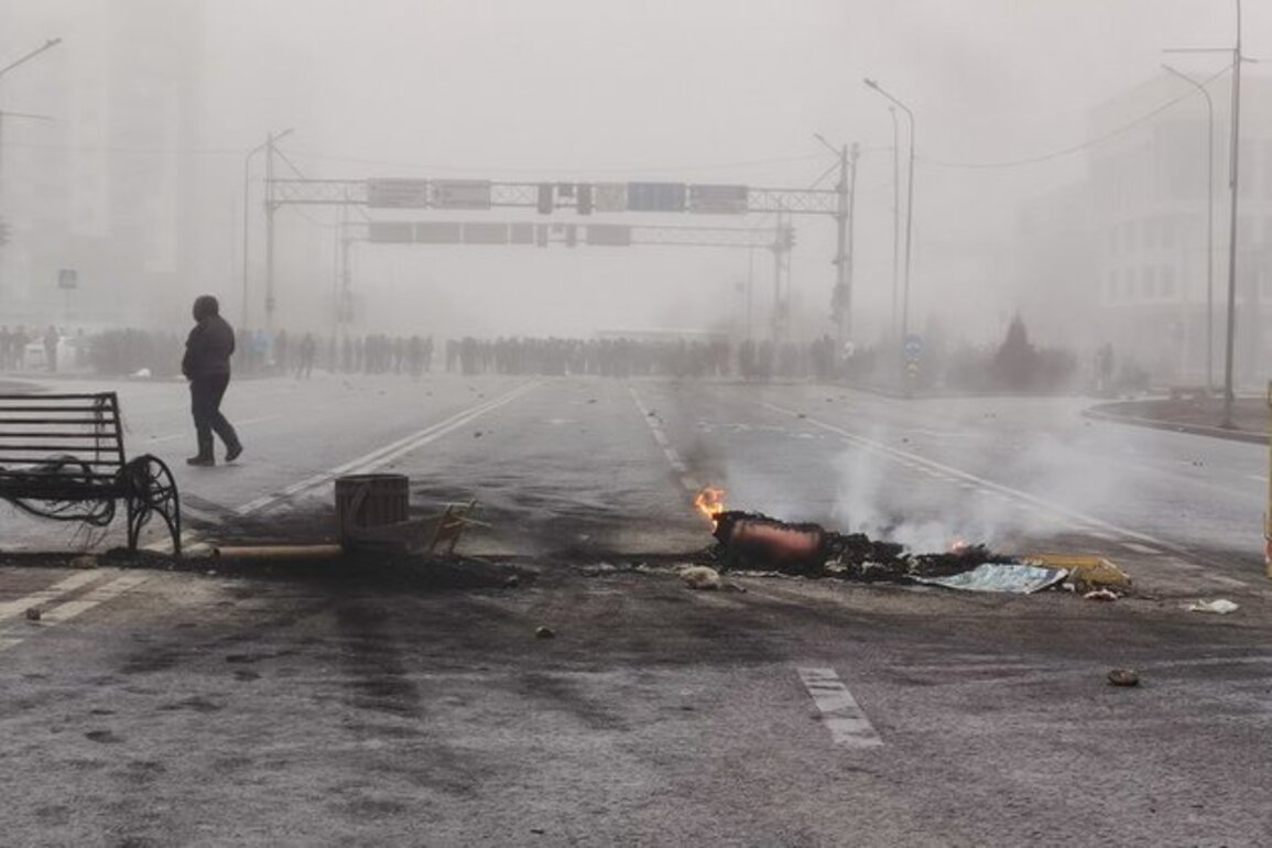 Kazakhstan's main airport seized by protesters reports