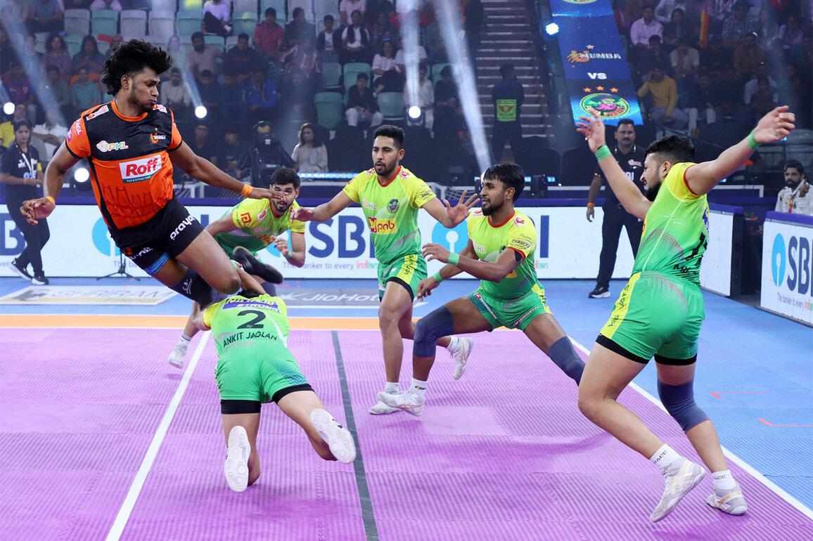Patna Pirates to face Jaipur Pink Panthers in Eliminator 1 after defence helps them beat U Mumba in Play-in 2