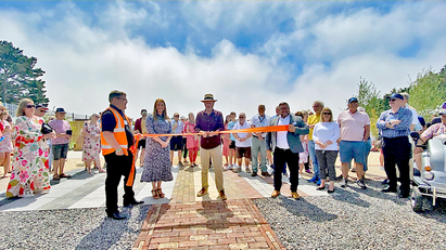 Gardener's World's Joe Swift opens NMSB's new landscaping display