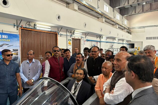 Rajnath Singh witnesses BrahMos virtual strike, flags off first batch of locally manufactured missiles