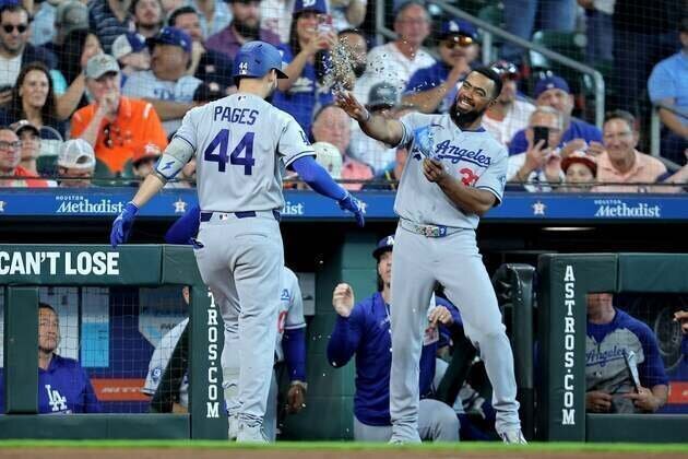Andy Pages (3 HRs, 6 RBIs) powers Dodgers in rout of Astros