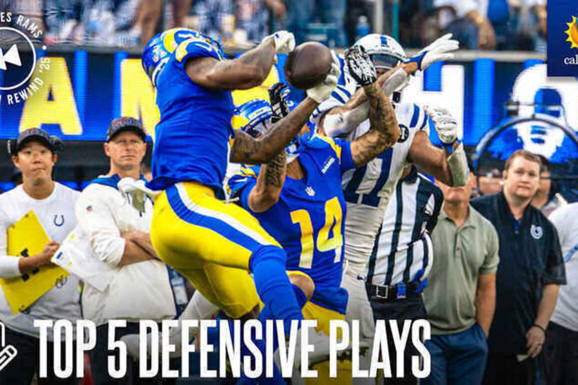 Top 5 defensive plays from Rams' 2025 season