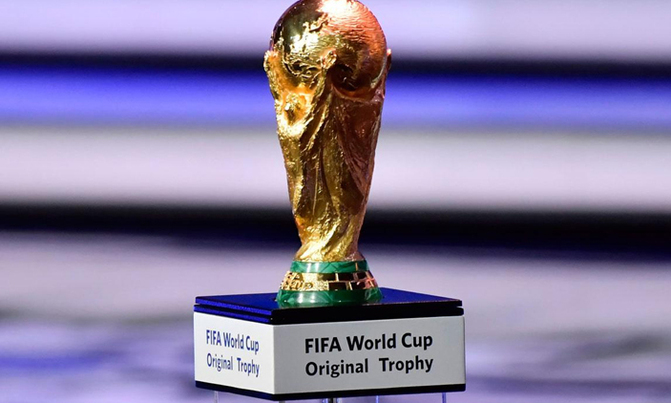 World Cup trophy here today World Cup trophy here today