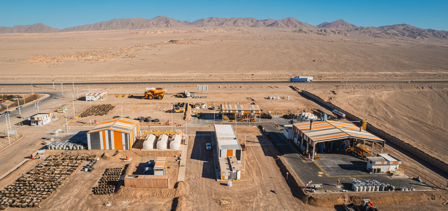 Kal Tire's recycling plant in Northern Chile