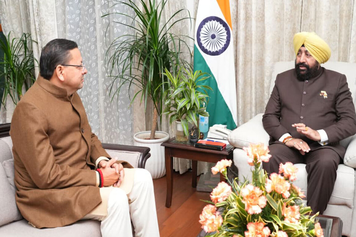 Uttarakhand CM Dhami meets Governor Gurmit Singh to discuss state development