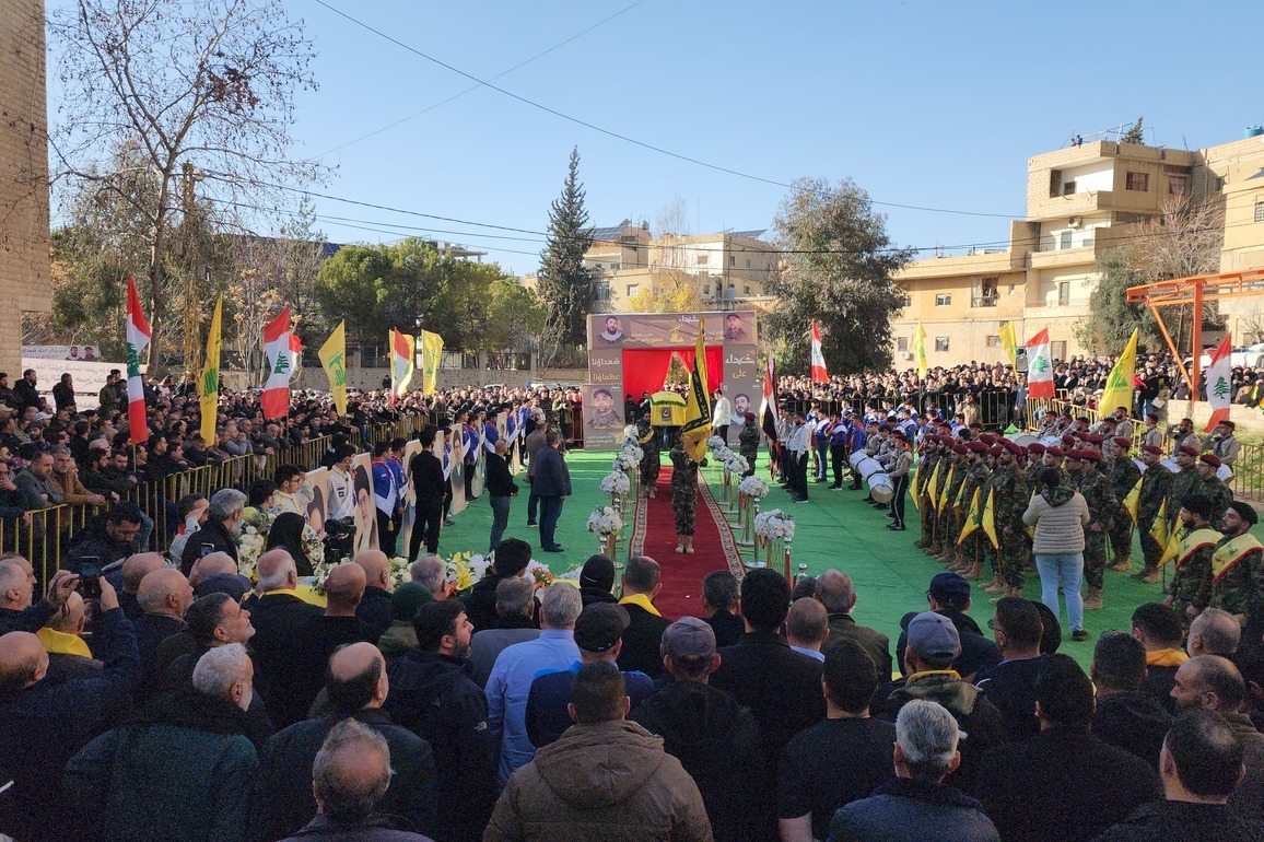 LEBANON-RIYAQ-ISRAELI AIRSTRIKES-HEZBOLLAH FUNERAL