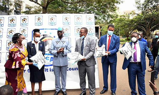Coronavirus | FUFA donates relief food to players Coronavirus | FUFA donates relief food to players