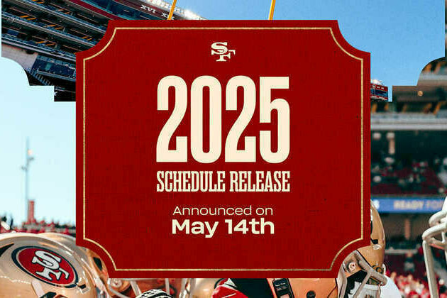 49ers 2025 Schedule To Be Released On May 14