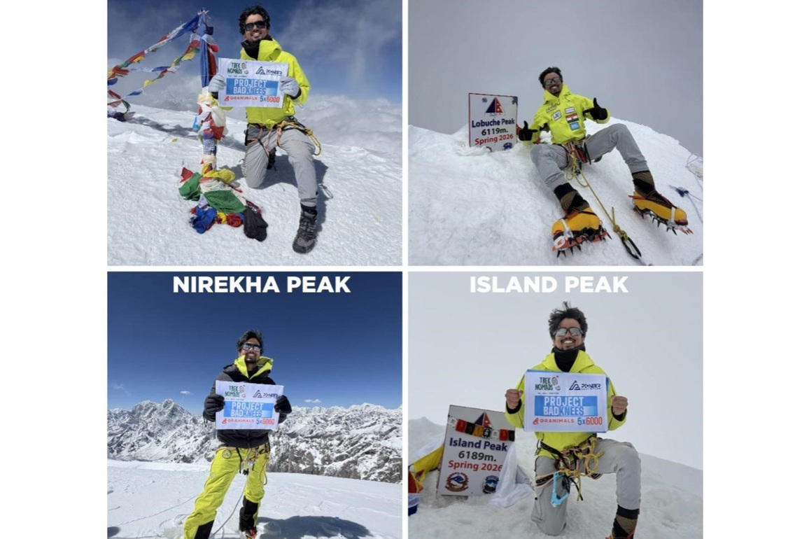 Sidharth Uniyal Turns Pain Into Power With 4 Himalayan Summits in Just 5 Days