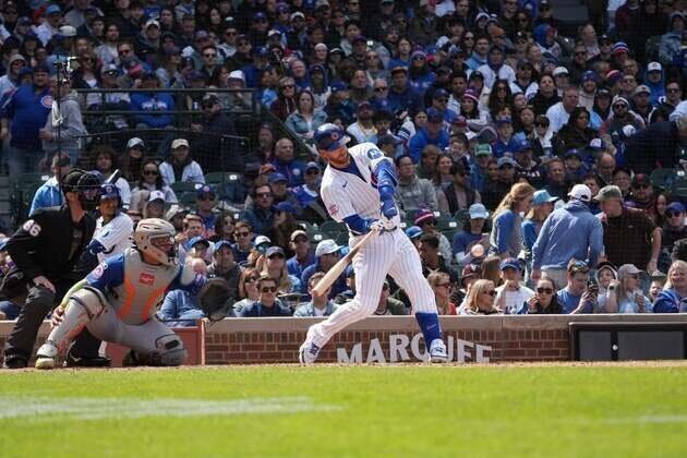 Carson Kelly's pinch-hit homer propels Cubs over hapless Mets