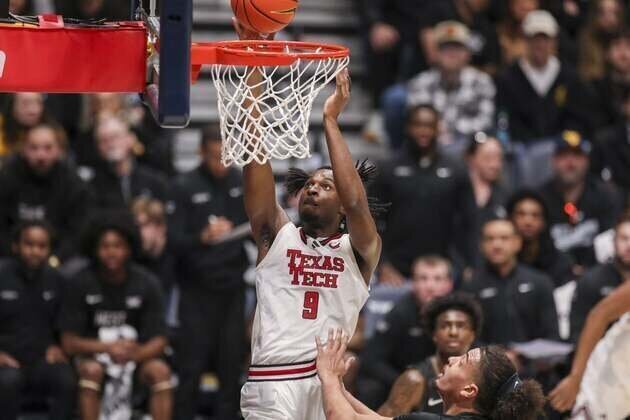 JT Toppin, No. 13 Texas Tech scoot past West Virginia