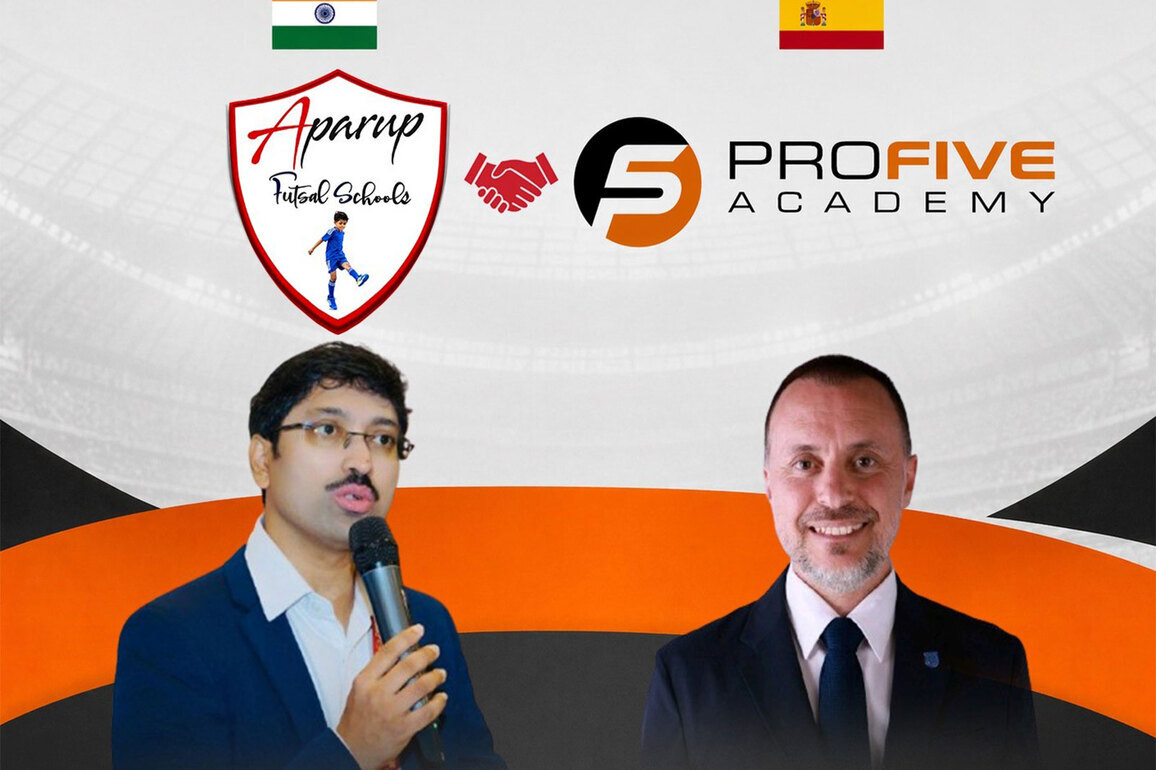 Aparup Futsal Schools India Launches Free Futsal Coaching Platform with Spain's Profive Academy