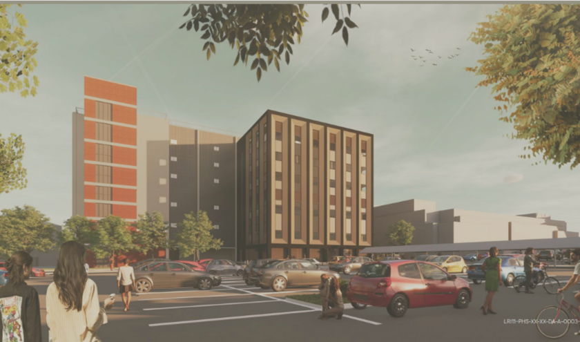 Artist impression of the Windsor extension at LRI (c) UHL