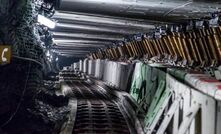  Underground at Centennial Coal's Springvale colliery in NSW. 