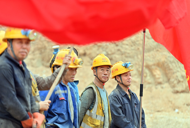 CHINA-GUANGXI-LIUZHOU-EXPRESSWAY-WORKERS(CN)